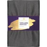 Een afbeelding van AH Excellent Tafellaken groen goud 140x240cm