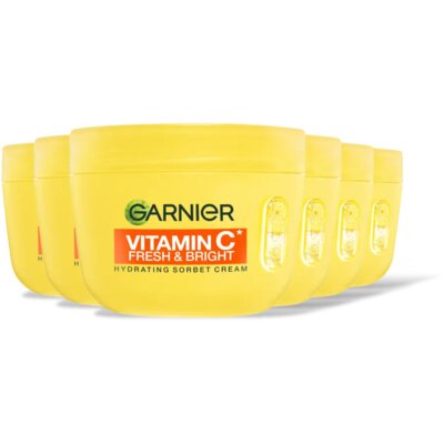 Garnier Vit c fresh/bright sorbet cream 6pk