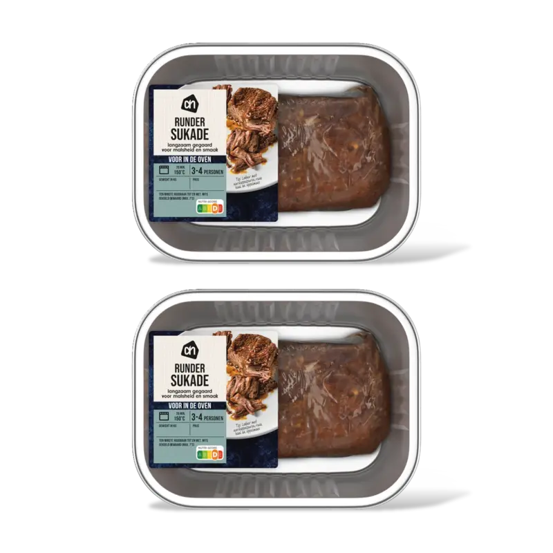 AH Voor in de oven runder sukade 2-pack