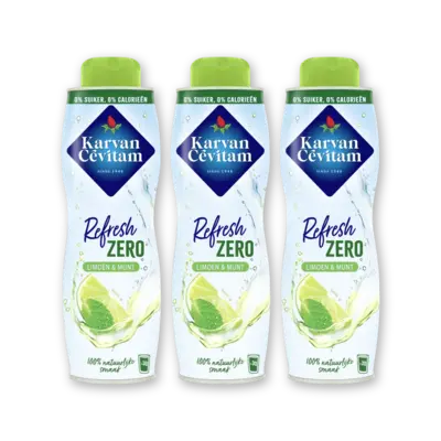 pdp-image-Karvan Cévitam Refresh Zero limoen & munt siroop 3-pack