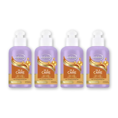 pdp-image-Andrélon Oil&care anti-pluis leave-incrème 4-pack