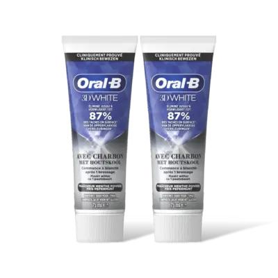 pdp-image-Oral-B 3D White met houtskool tandpasta 2-pack
