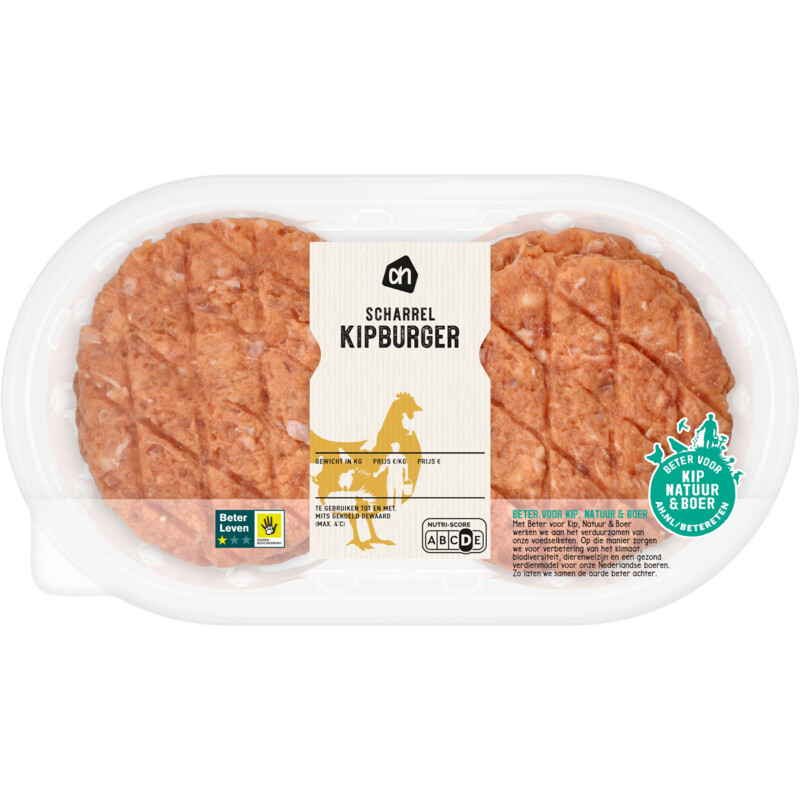 AH Scharrel kipburger 6 stuks