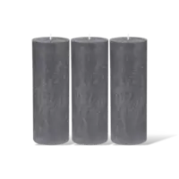AH Rustiek 7x19cm antraciet 3-pack