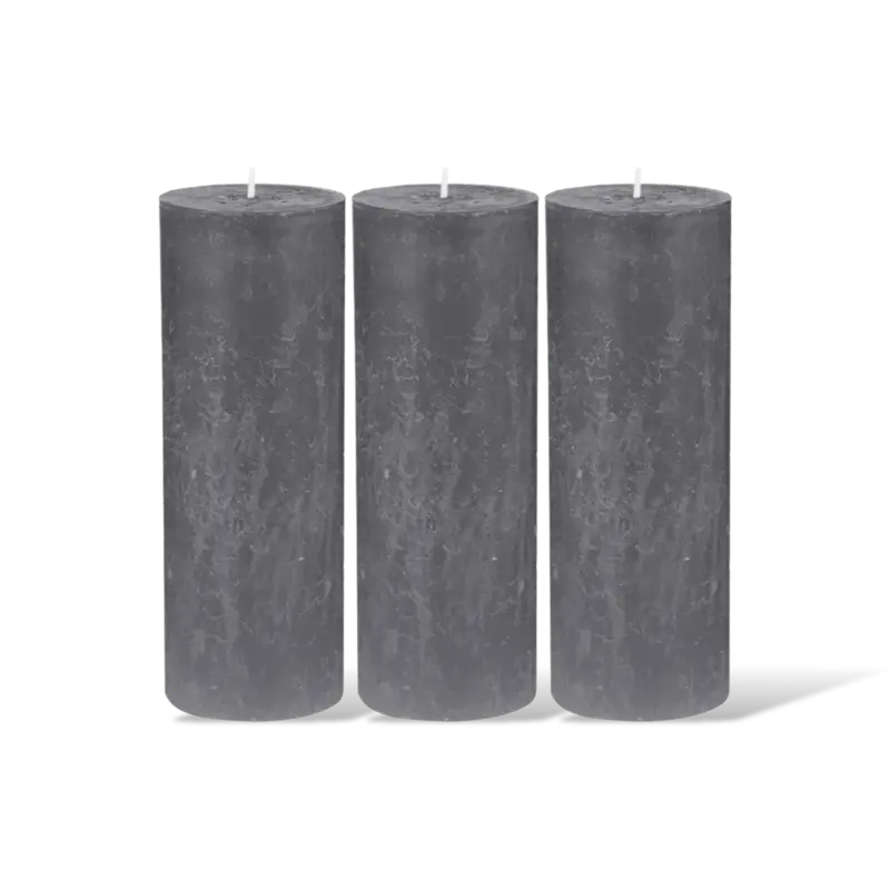 AH Rustiek 7x19cm antraciet 3-pack