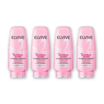 pdp-image-L'Oréal Paris Elvive Glycolic gloss conditioner 4-pack