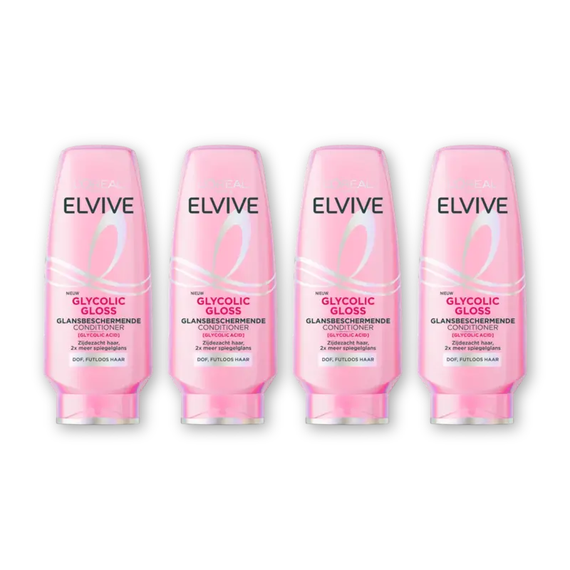 L'Oréal Paris Elvive Glycolic gloss conditioner 4-pack
