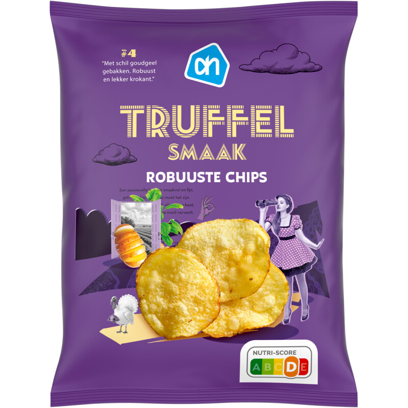 Een afbeelding van AH Robuuste chips truffelsmaak