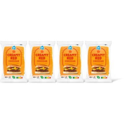 pdp-image-AH Creamy red cheddar 48+ plakken 4-pack