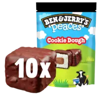Ben & Jerry's Peaces cookie dough