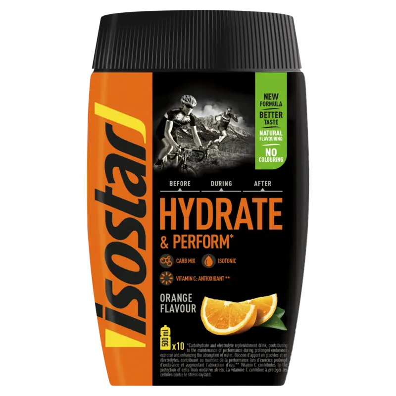 Isostar Hydrate & perform sportdrink orange