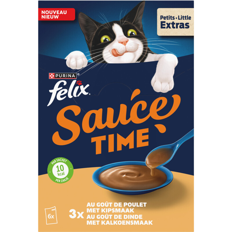 Felix Sauce time met kip- of kalkoensmaak