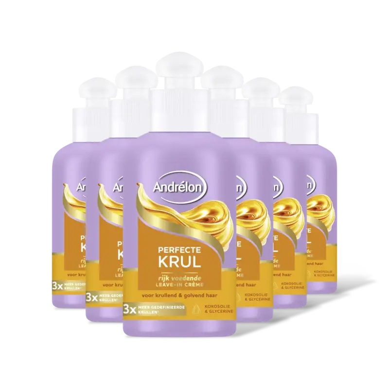 Andrélon Perfecte krul leave-in crème 6-pack