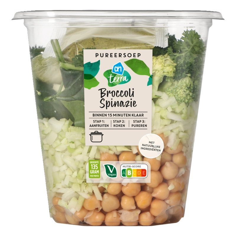AH Terra Pureersoep broccoli spinazie