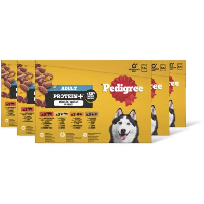 pdp-image-Pedigree Adult protein+ selectie in gelei 5-pack