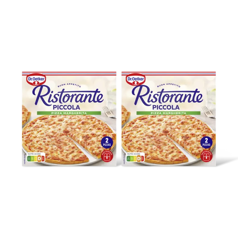 Dr. Oetker Ristorante pizza piccola margherita 2pck
