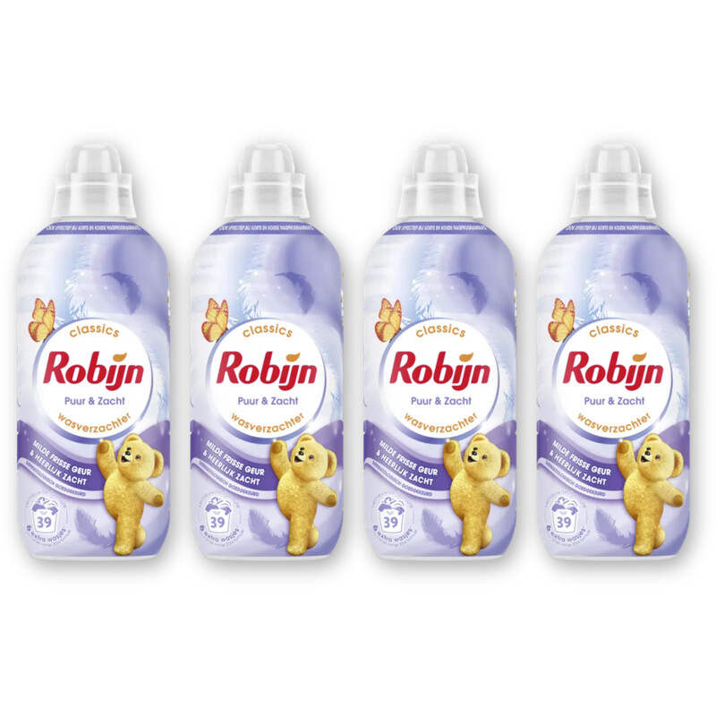 Robijn Wasverzachter puur & zacht 4-pack