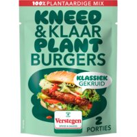 Een afbeelding van Verstegen Kneed & klaar plantburgers klassiek