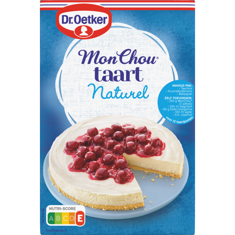 Een afbeelding van Dr. Oetker Monchou taart naturel bakmix