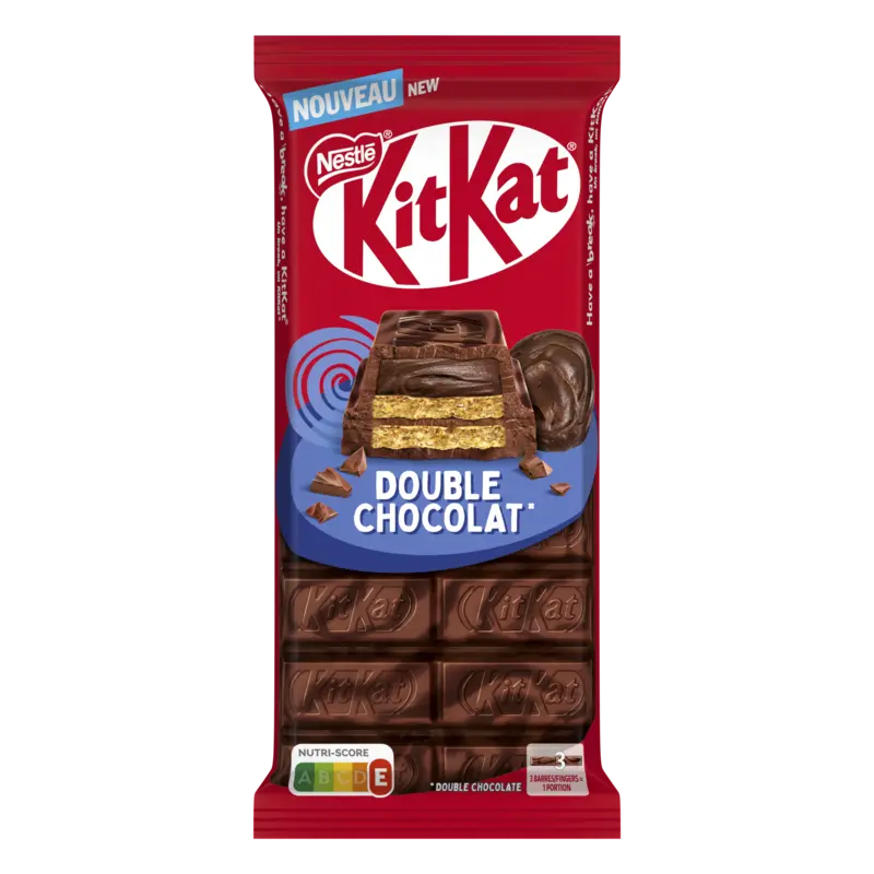 Melkchocoladereep double chocolate