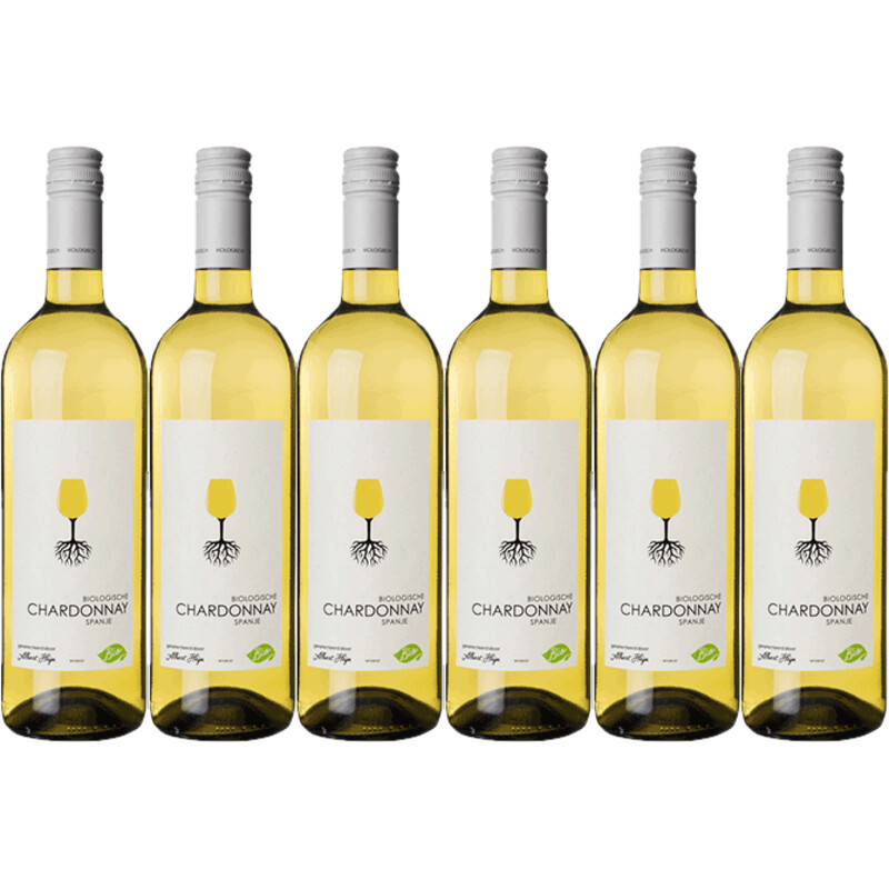 Een afbeelding van AH Biologisch Chardonnay 6 flessen