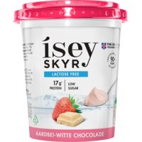 Een afbeelding van Isey Skyr aardbei witte chocolade