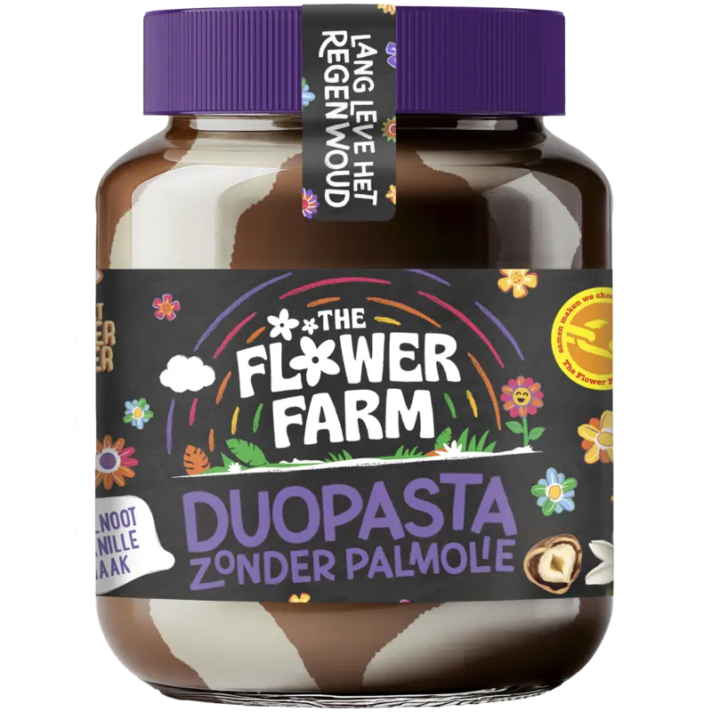 The Flower Farm Duopasta zonder Palmolie met Shea 375g