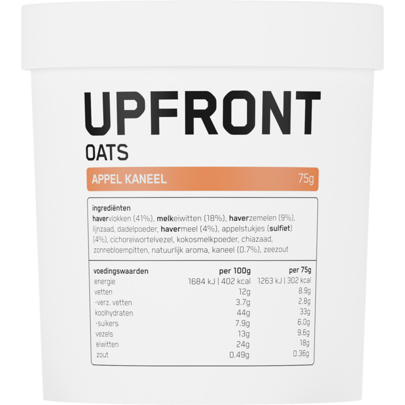 Upfront Oats appel kaneel smaak