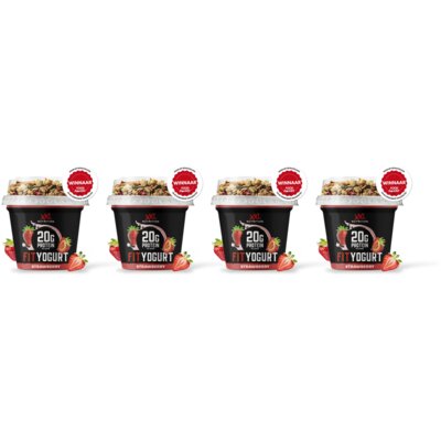 XXL Nutrition Fit yoghurt protein strawberry 4-pack