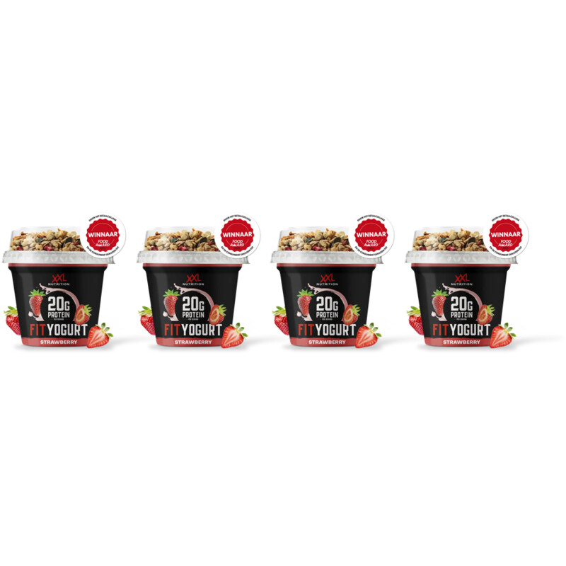 XXL Nutrition Fit yoghurt protein strawberry 4-pack