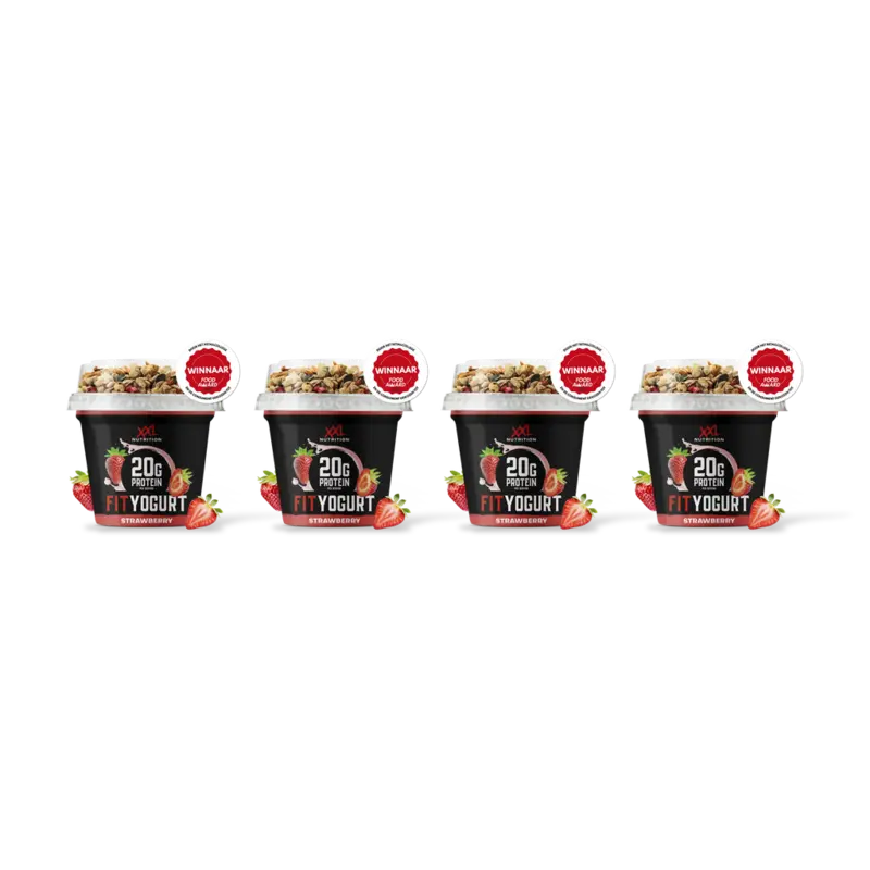 XXL Nutrition Fit yoghurt protein strawberry 4-pack