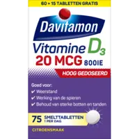 Davitamon Vitamine D3 forte smelt tabletten
