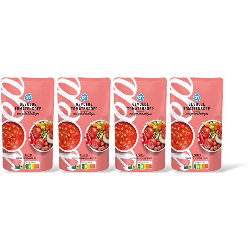 AH Gevulde tomatensoep gehaktballetjes 4pck