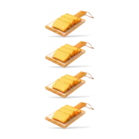 AH Roomboter cakeplakjes naturel 4-pack