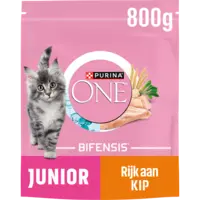 Purina ONE Junior 1-12 maanden rijk aan kip