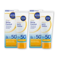 Nivea Sun uv face shine control spf50 2-pack