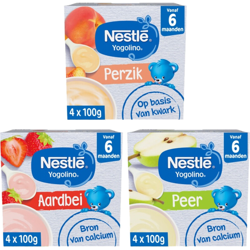 Een afbeelding van Nestlé baby yogolino toetjes pakket 6+