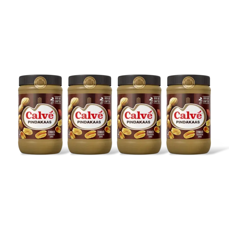 Calvé Pindakaas pot 4pack