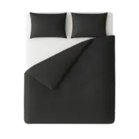 Ten Cate 2x dekbedovertrek 140x200/220 antraciet