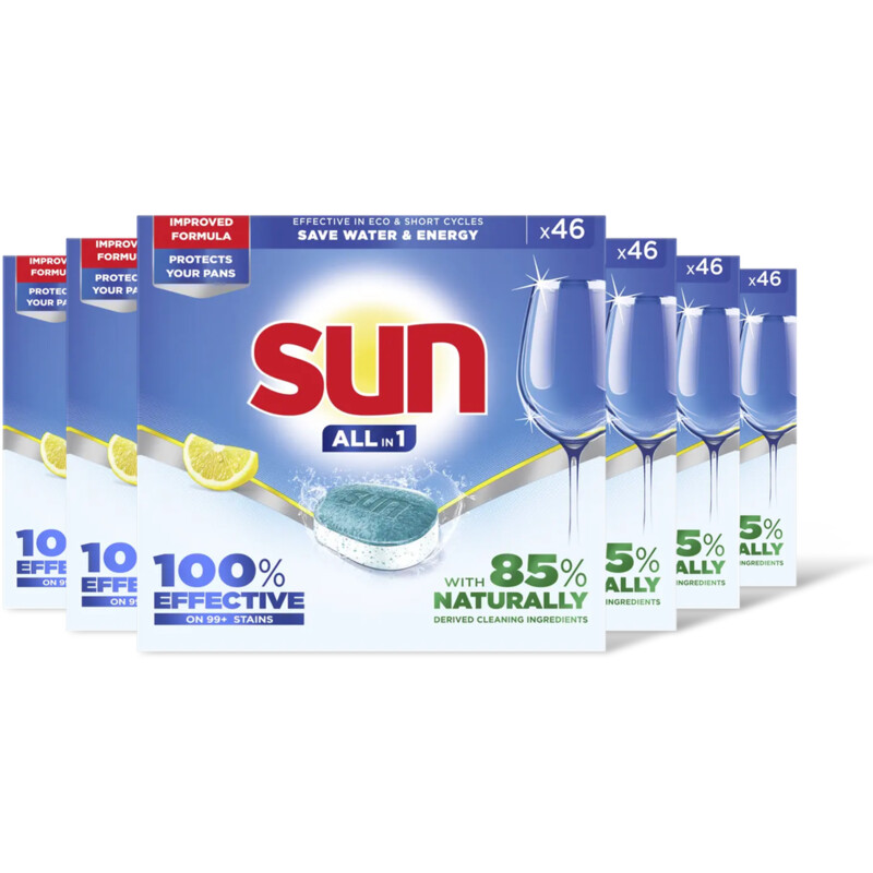 Sun All-in-one citroen tabletten 6-pack