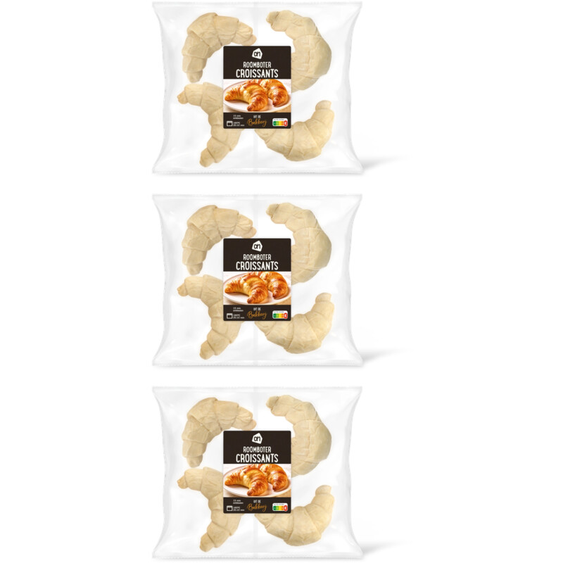 AH Roomboter croissants 3-pack