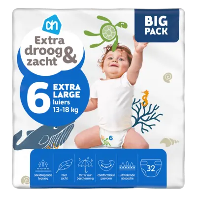 pdp-image-AH Extra droog en zacht luiers maat 6