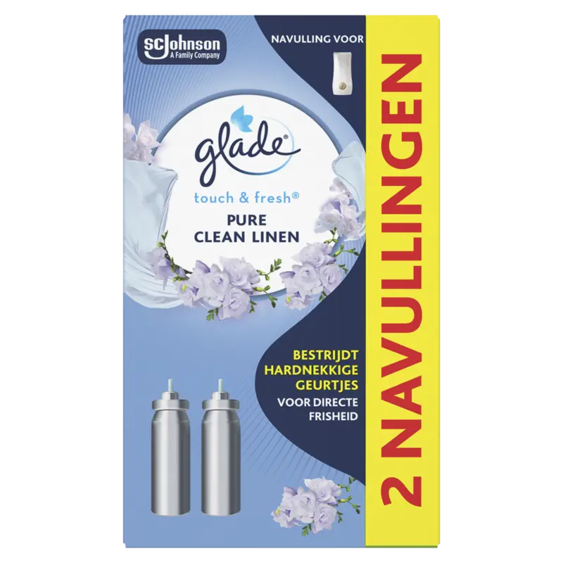 Glade Touch & fresh pure clean linen navulling