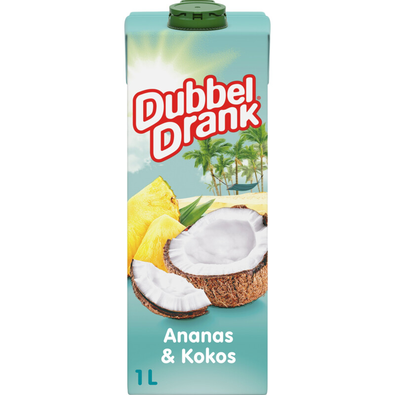 Een afbeelding van DubbelDrank Ananas & kokos met appel