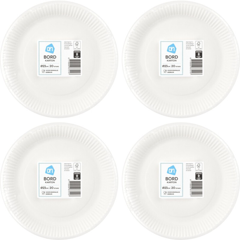 Een afbeelding van AH Bord 23 cm 4-pack
