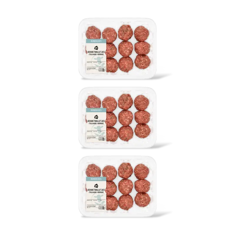 AH Gehaktballetjes Italiaans gekruid 3-pack
