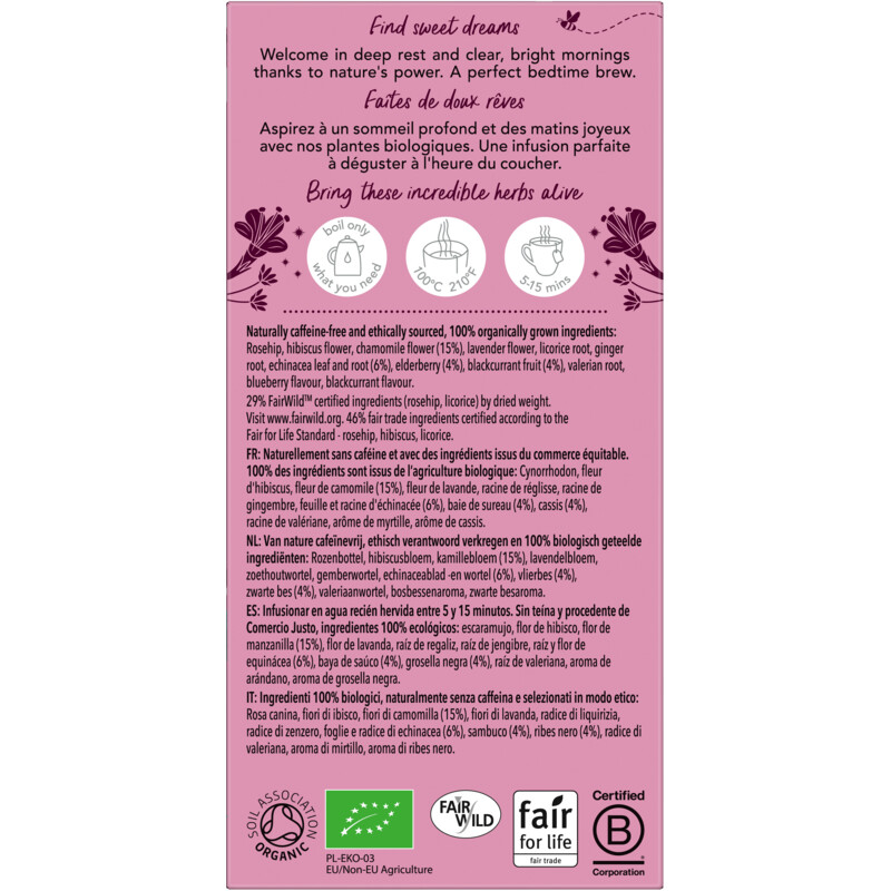 Een afbeelding van Pukka Night time berry