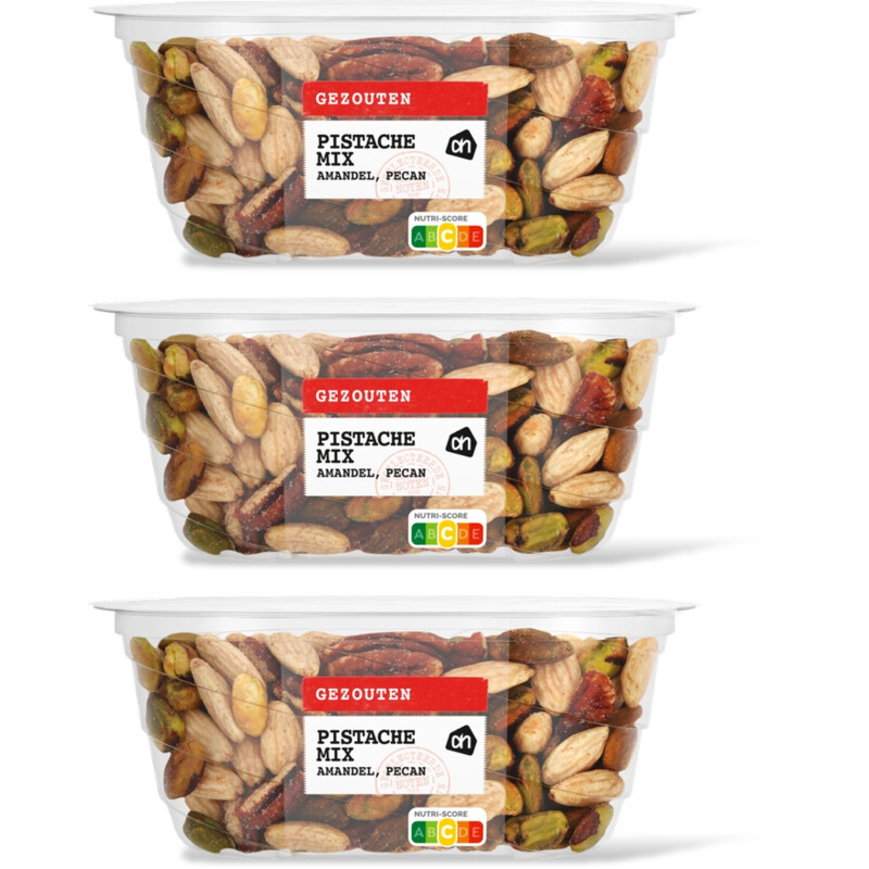 AH Pistachemix gezouten 3-pack