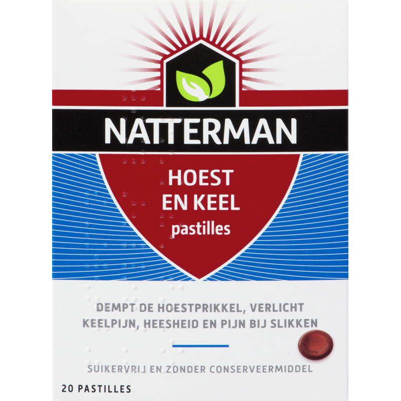 Een afbeelding van Natterman Hoest en keel pastilles