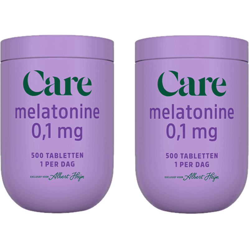 Een afbeelding van Care Melatonine 0,1mg 2-pack